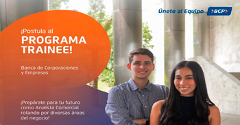Programa Trainee del BCP para estudiantes y recién egresados