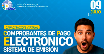 Capacitación online "Comprobantes de Pago Electrónico (CPE) -Sistema de Emisión" de la DRTPE Piura
