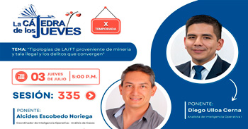 Capacitación online "Tipologías de LA/FT proveniente de minería y tala ilegal y los delitos que convergen"