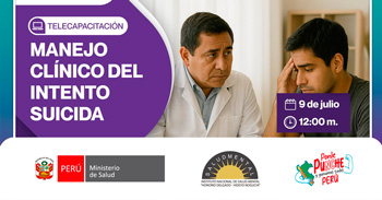  Capacitación online gratis "Manejo clínico del intento suicida" del  Instituto Nacional de Salud Mental 