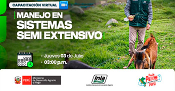  Capacitación online "Manejo en sistemas semi extensivos" del INIA