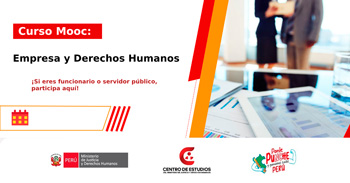  Curso virtual gratuito: "Empresa y Derechos Humanos" del Ministerio de Justicia