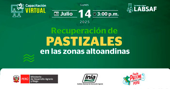 Curso online "Recuperacion de pastizales en las zonas altoandinas" del INIA