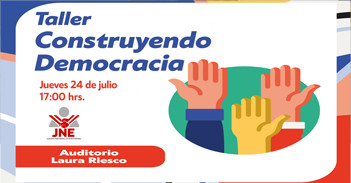 Taller presencial "Construyendo Democracia" del JNE