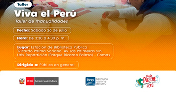 Taller presencial "Viva el Perú" de la BNP