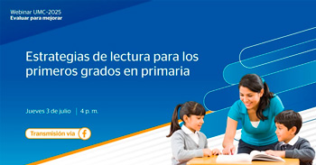 Webinar online gratis "Estrategias de lectura para los primeros grados de primaria" del Minedu