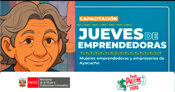 Capacitación presencial "Jueves de emprendedoras" de PRODUCE