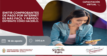 Capacitación online "Emitir comprobantes de pago por internet es mas fácil y rápido: Entérate como hacerlo" 