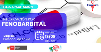 Capacitación online gratis "Intoxicación por fenobarbital" del Hospital Nacional Arzobispo Loayza