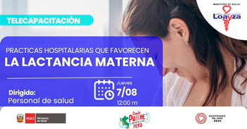 Capacitación online gratis "Practicas Hospitalaria que Favorecen la Lactancia Materna"