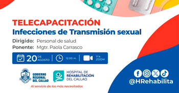 Capacitación virtual  "Infecciones de Transmisión sexual" de Hospital de Rehabilitación del Callao