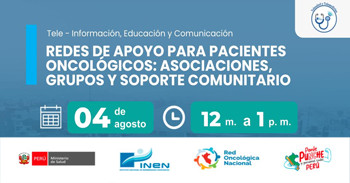Capacitación online "Redes de apoyo para pacientes oncológicos: Asociaciones, grupos y soporte comunitario" 