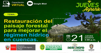 Capacitación online "Restauración del paisaje forestal para mejorar el régimen hídrico en cuencas"  