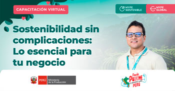 Capacitación online "Sostenibilidad sin complicaciones" de PRODUCE