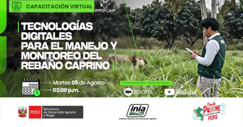 Capacitación online "Tecnologías digitales para el manejo y monitoreo del rebaño caprino"  del INIA