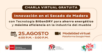 Charla "Innovación en el Secado de Madera: Tecnología BIGonDRY para Ahorro Energético y Máxima Eficiencia..."