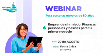 Charla online "Emprende sin miedo: Finanzas personales y básicas para tu primer negocio"