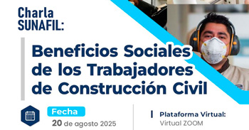 Charla online gratis "Beneficios Sociales de los Trabajadores de Construcción Civil" de la CC Arequipa