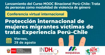 Conferencia online gratis "Protección internacional de mujeres migrantes víctimas de trata"