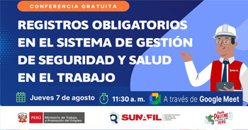 Conferencia online "Registros obligatorios en el Sistema de Gestión de Seguridad y Salud en el Trabajo" 
