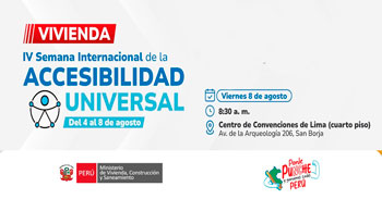 Evento presencial "IV Semana Internacional de la Accesibilidad Universal"