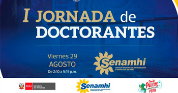 Evento online gratis "I Jornada de Doctorantes" del SENAMHI