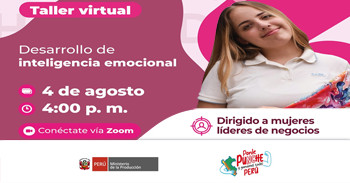 Taller online gratis "Desarrollo de inteligencia emocional" de PRODUCE