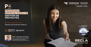  Taller online gratis "¿Te interesa fortalecer tu perfil profesional en el sector público?" 