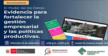 Conversatorio "El Poder de los Datos: Evidencia para fortalecer la gestión empresarial"