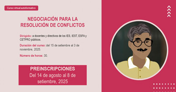 Curso virtual gratuito "Negociación para la resolución de conflictos"  del MINEDU 