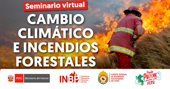 Seminario online "Manejo de incidentes con gases" de la Intendencia Nacional de Bomberos del Perú