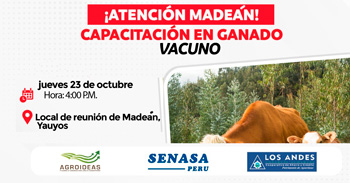 Capacitación presencial "Ganado vacuno" de la DRA - Lima