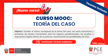 Curso online "Teoría del caso" de la Procuraduría General del Estado