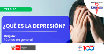  Capacitación online "¿Qué es la depresión?" del Hospital Nacional Arzobispo Loayza