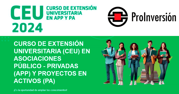 Becas CEU 2024 de PROINVERSIÓN - Curso de Extensión Universitaria