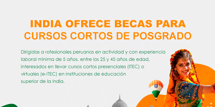  India ofrece becas para cursos cortos virtuales Programa ITEC 2025-2026