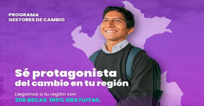 Becas para el Programa Gestores de Cambio  - Videnza 6ta Edición