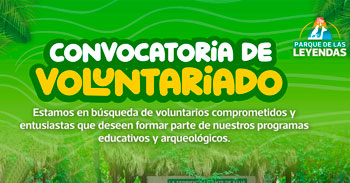 Programa de Voluntariado 2024 del Parque de las Leyendas