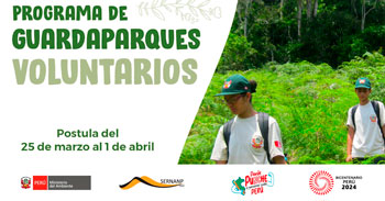 Programa de Guardaparques Voluntarios de la Reserva Comunal Yanesha 2024-I