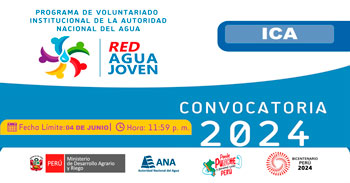 Programa de Voluntariado Red Agua Joven  ICA - Convocatoria ANA