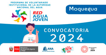 Programa de Voluntariado Red Agua Joven  Moquegua - Convocatoria ANA